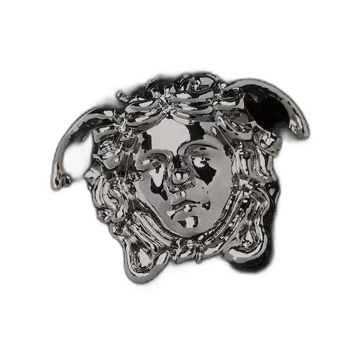 Versace Medusa-Head Pointed Tip Tie