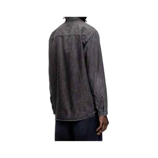 D-Simply-S15 Appliqué Denim Shirt