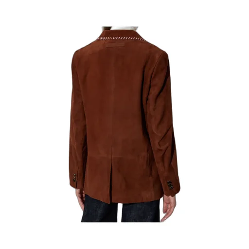 Marni Single Breasted Leather Blazer