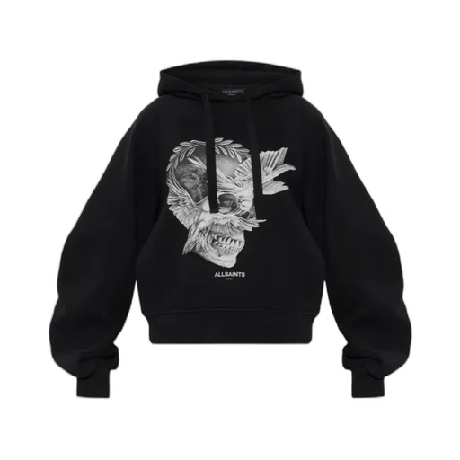 Allsaints Mysterie Back-Zip Hoodie