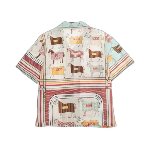 Horse-Print Top