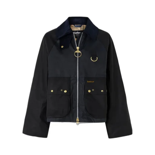 Kearton Two-Tone Corduroy-Trimmed Waxed Cotton Jacket