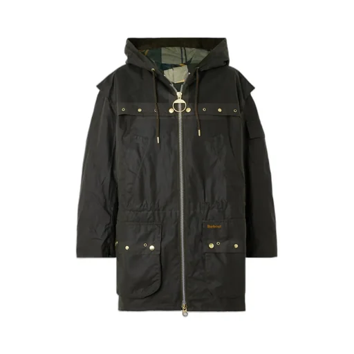 Aberford Hooded Waxed-Cotton Jacket