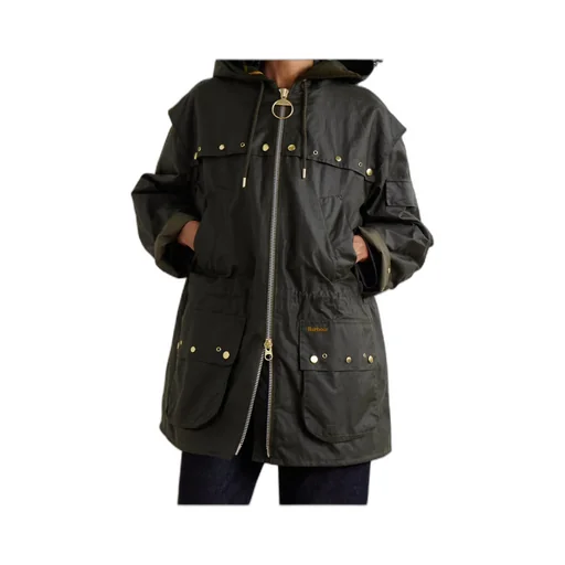 Aberford Hooded Waxed-Cotton Jacket