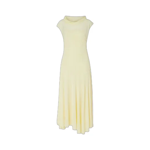 Tamara Asymmetric Draped Crepe-Jersey Maxi Dress