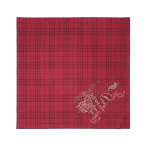 Crystal Ekd Check Silk Scarf