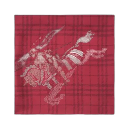 Crystal Ekd Check Silk Scarf