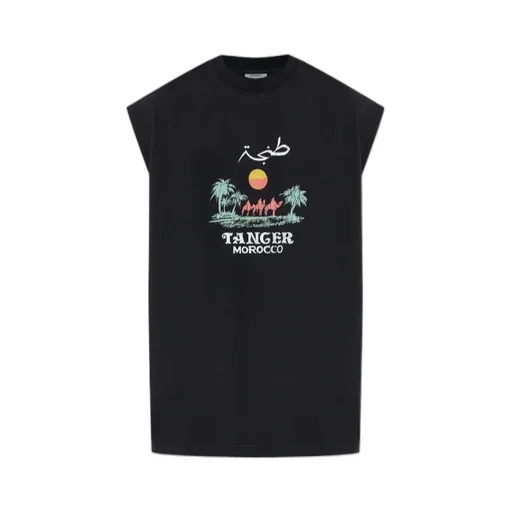 Vetements Graphic Printed Sleeveless T-Shirt