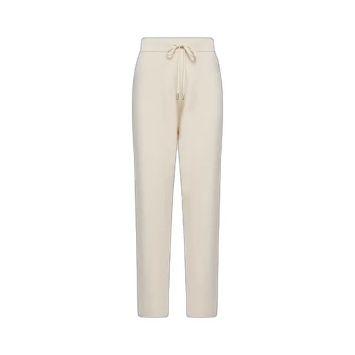 Wool & Cashmere Blend Cropped Jogging Trousers