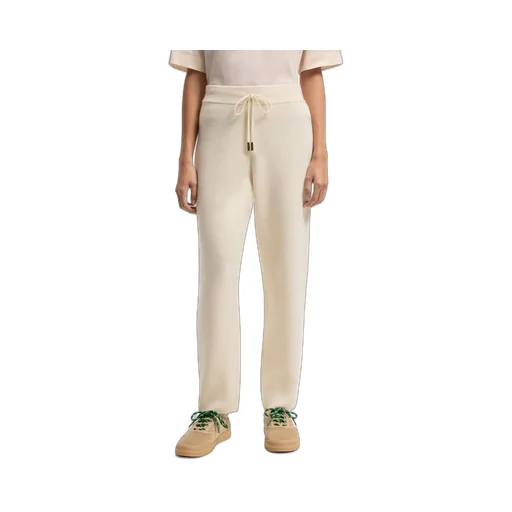 Wool & Cashmere Blend Cropped Jogging Trousers