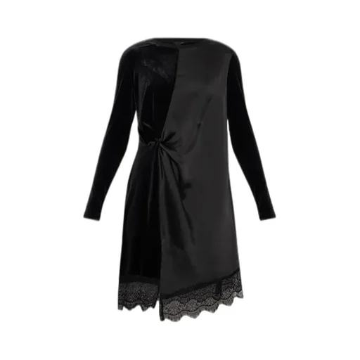 Allsaints Lana Lace Trim Mini T-Shirt Dress