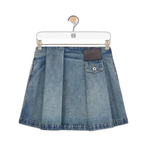 Loewe Mini Denim Skirt