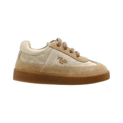 Fendi Kids Logo Lettering Sports Shoes