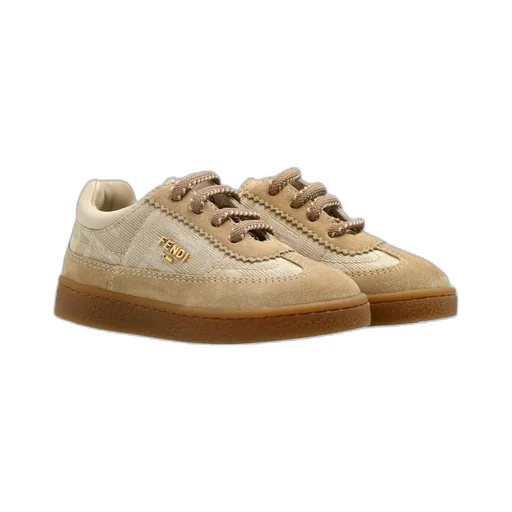 Fendi Kids Logo Lettering Sports Shoes