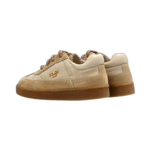Fendi Kids Logo Lettering Sports Shoes