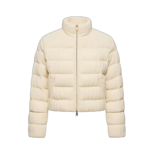 Wool & Cashmere Blend Padded Cardigan