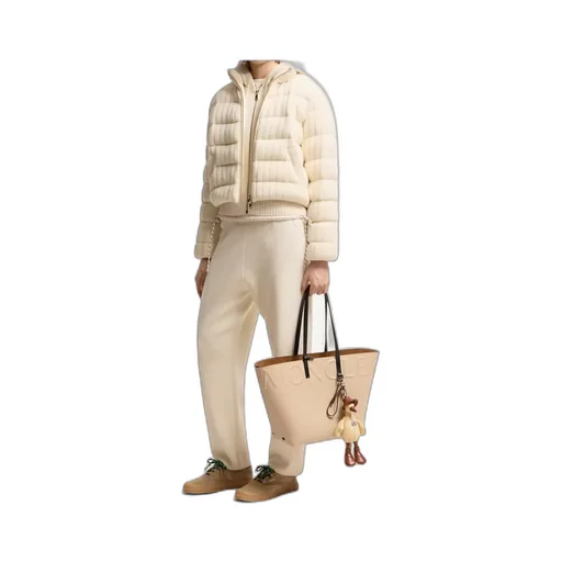 Wool & Cashmere Blend Padded Cardigan