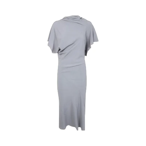Draped Midi Dress