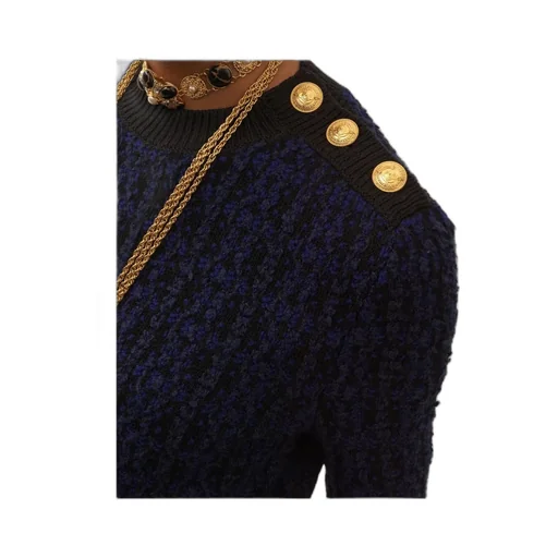 Boxy Mock-Neck Jumper In A Wool & Silk Knit