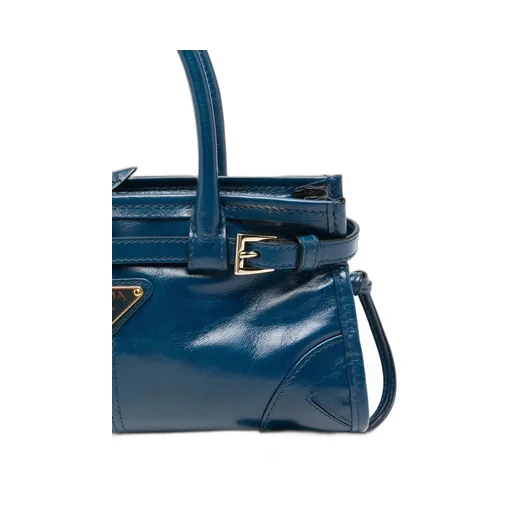 Mini Bonnie Buckle Leather Tote Bag