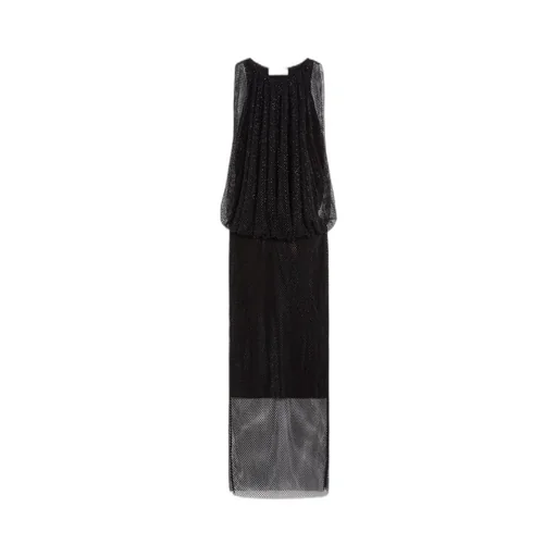 Sleeveless Crystal Knit Dress
