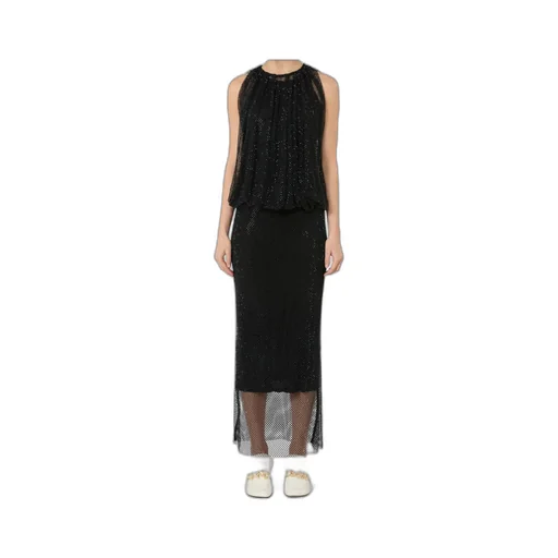 Sleeveless Crystal Knit Dress