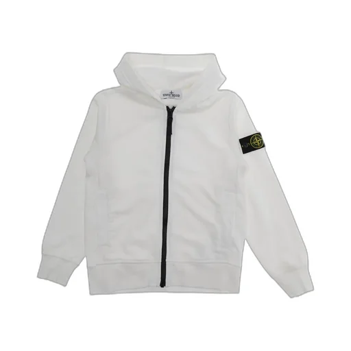 Stone Island Junior Compass-Badge Zipped Hoodie
