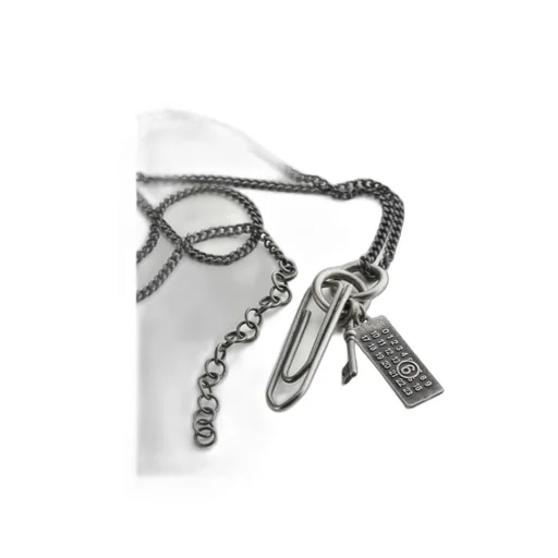 Mm6 Maison Margiela Paperclip Chain Necklace