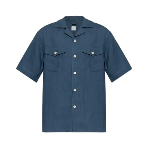 Eleventy Chest Pocket Short-Sleeved Shirt