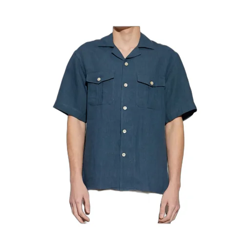 Eleventy Chest Pocket Short-Sleeved Shirt