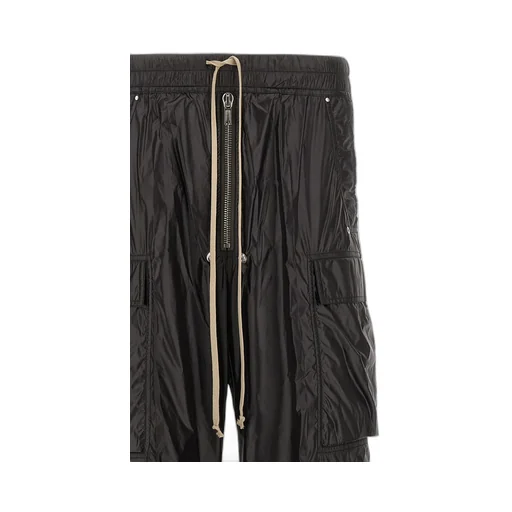 Rick Owens Cargobelas Drawstring Wide-Leg Trousers