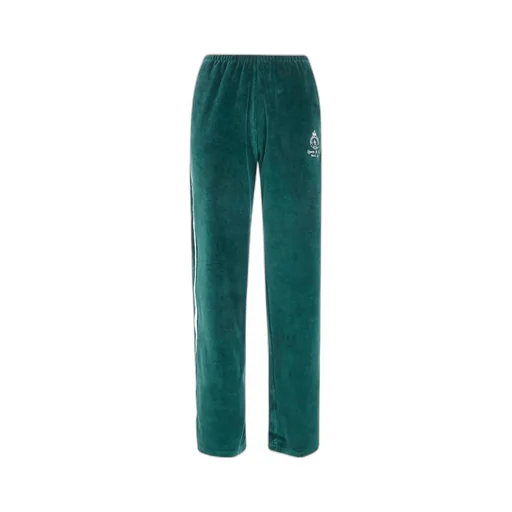Side-Stripe Logo-Embroidered Tack Pants