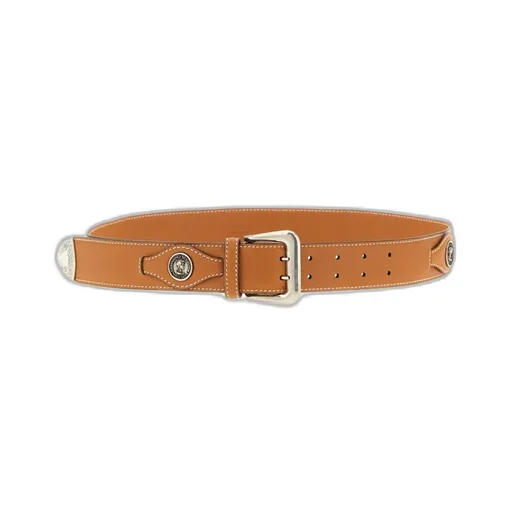 Ermanno Scervino Coin Detail Leather Belt