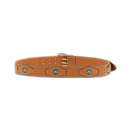 Ermanno Scervino Coin Detail Leather Belt