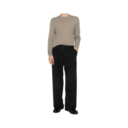 Textured Crew-Neck Sweater
