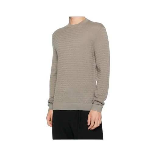 Textured Crew-Neck Sweater