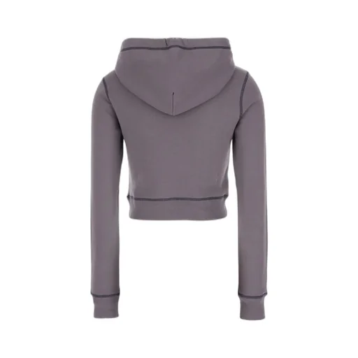 Diesel F-Slimmy-Hood Drawstring Cropped Hoodie