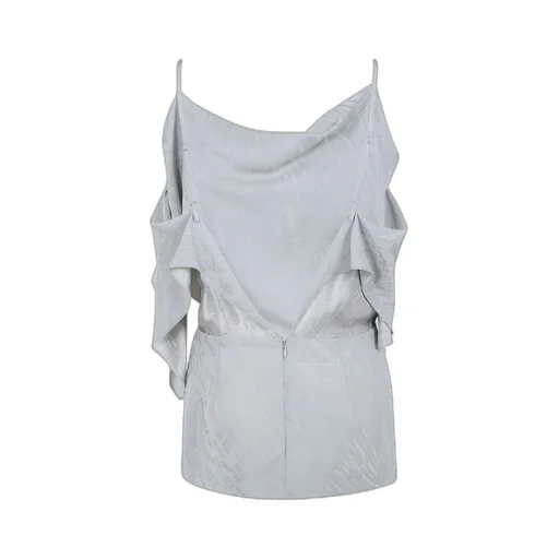 Mm6 Maison Margiela Folded Jacquard Top