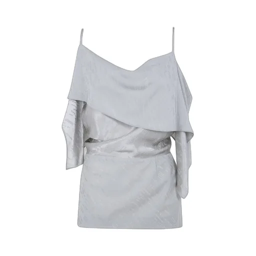 Mm6 Maison Margiela Folded Jacquard Top