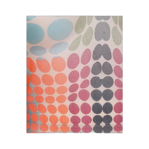 Turtleneck Polka-Dot Maxi Dress