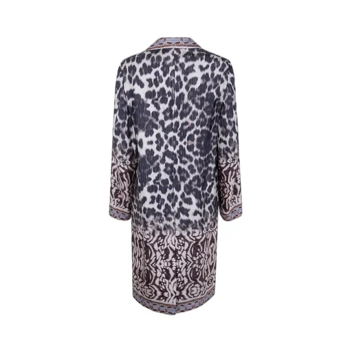 Patterned Silk Coat