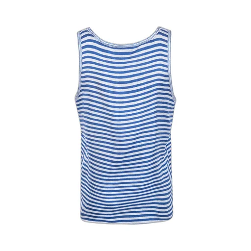 Striped Silk Tank Top