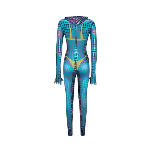 Jean Paul Gaultier Hooded Printed Jumpsuit