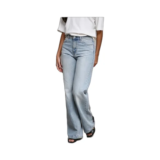 Haikure Korea High-Rise Wide-Leg Jeans