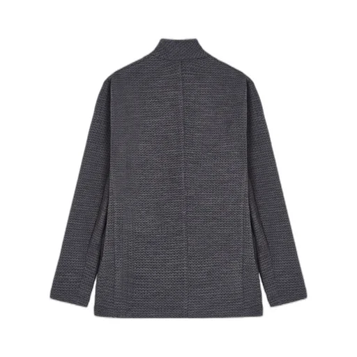 Textured Button-Up Jacket