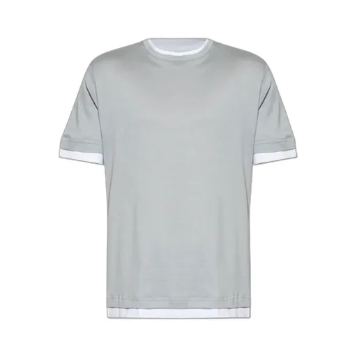 Eleventy Crewneck Short-Sleeved T-Shirt