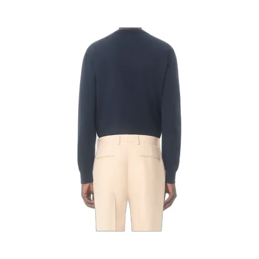 Valentino Vlogo Embroidered Crewneck Jumper
