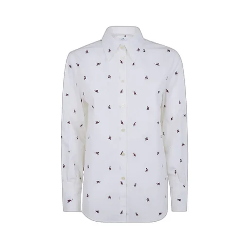 Paul Smith Cat Printed Long Sleeved Shirt