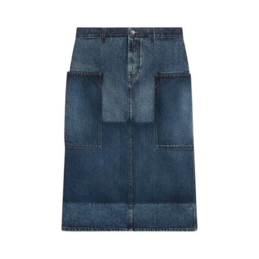 Denim Midi Skirt