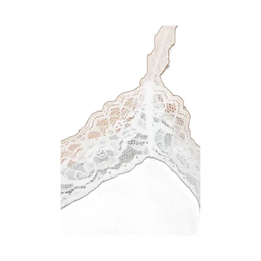 Vetements Lace Detailed Ribbed Singlet